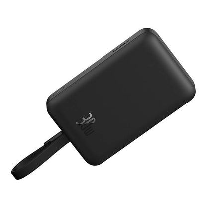 Spoljna Baterija Bežična Baseus Magnetic Mini, 10000mAh, 30W, PD + FQI, 1 x QI - 2 x USB-C, Crna P1002210B113-00