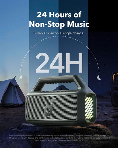 Prenosivi Bluetooth Zvučnik Anker SoundCore Boom 2, 80W, RGB, Vodootporan, Zeleni A3138061