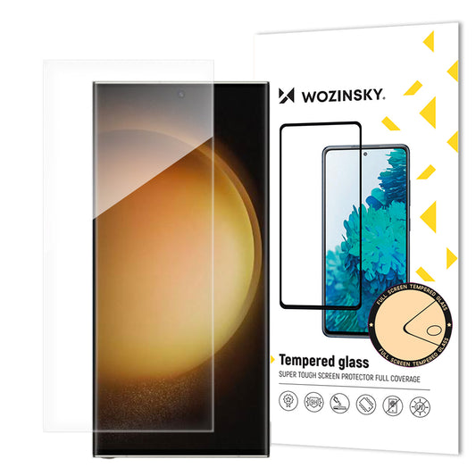 Folija za zaštitu ekrana WZK za Samsung Galaxy S24 Ultra S928, Kaljeno staklo, Pun lepak, Providna