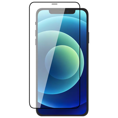 Folija za zaštitu ekrana Veason PRO za Apple iPhone 12 / 12 Pro, Kaljeno staklo, Full Glue, 6D, Crna