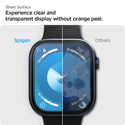 Folija za zaštitu Spigen Elite Shield EZ FIT za Apple Watch 46mm Series, Set od 2 komada, Plastika AFL08579